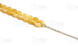 Acrylic Chain for Glasses, color peach