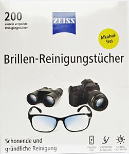 Zeiss cleaning wipes - 200 pcs