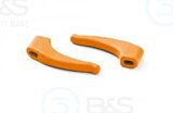 MILO & ME - silikonové koncovky proti sesouvání brýlí - oranžové