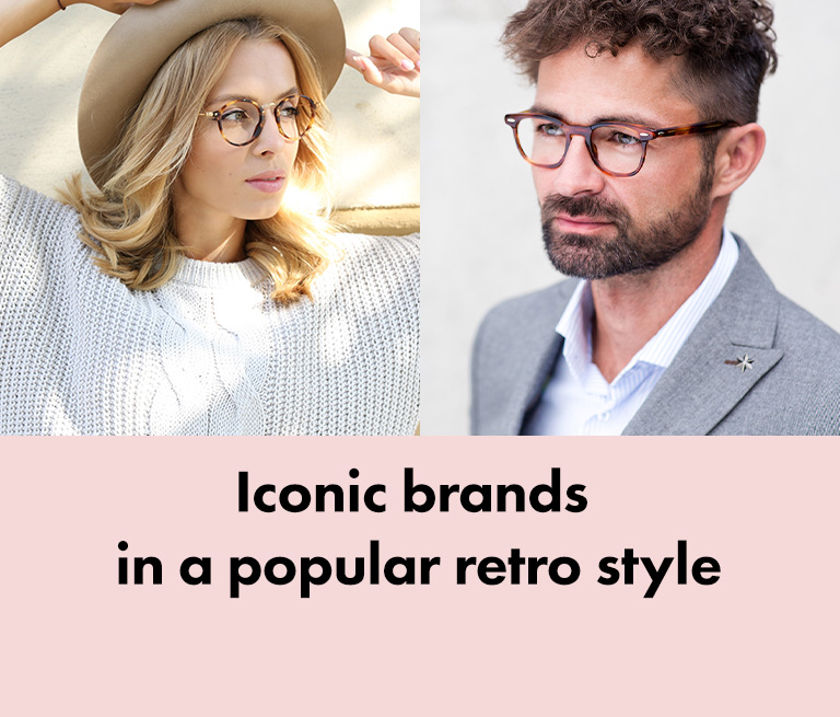 Iconic brands in a popular retro style