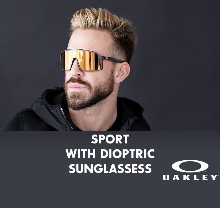 Sport with dioptric sunglassess