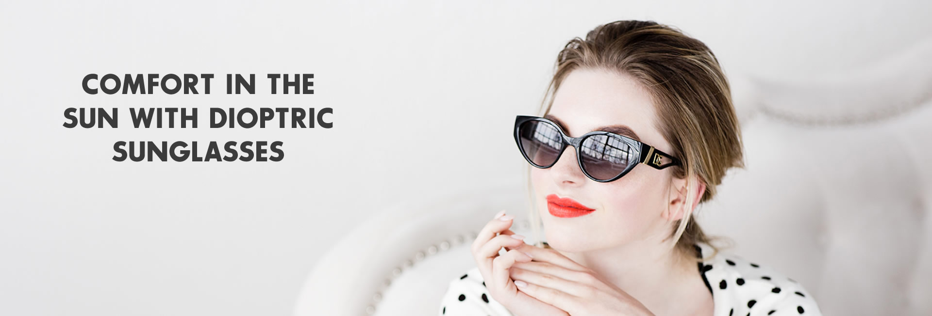 Comfort in the sun with dioptric sunglasse