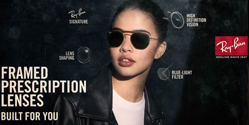 Ray-Ban® sunglasses (only for Ray-Ban® frames)